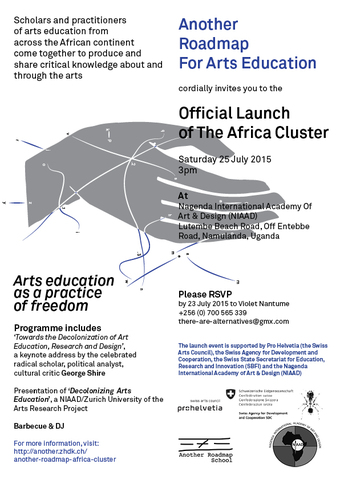 Africa cluster invitation display